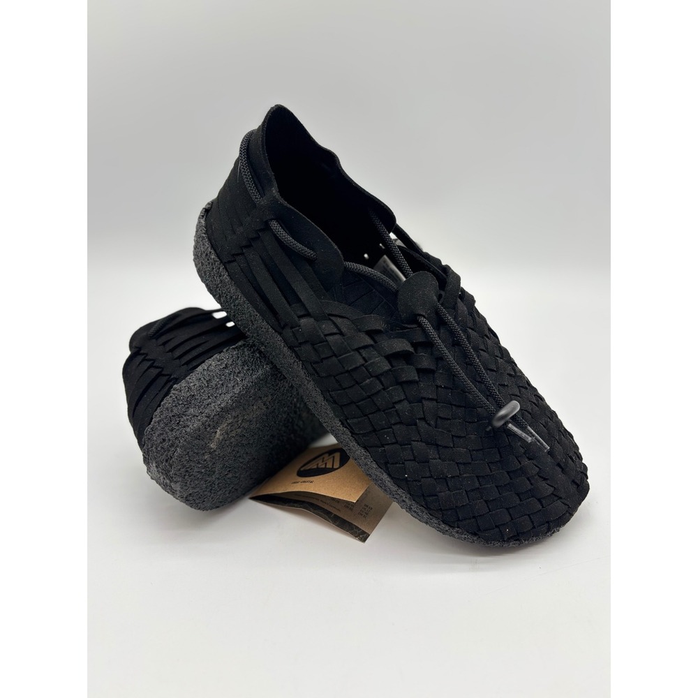 Malibu Sandals Colony Classic Black Woven Vegan Huarache  Mens 11 sandals 001